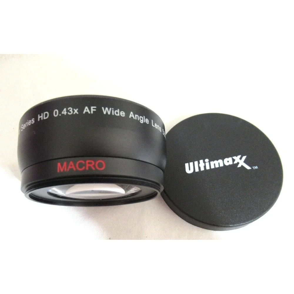 Ultimaxx Studio Series HD 0.43x AF Wide Angle Lens 58MM With Macro